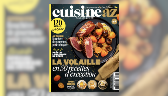 Nouveauté en kiosques : le site Cuisine AZ se décline en magazine