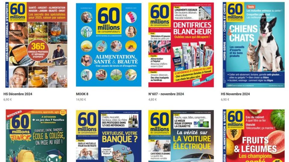 L'Etat veut vendre le magazine 60 millions de consommateurs
