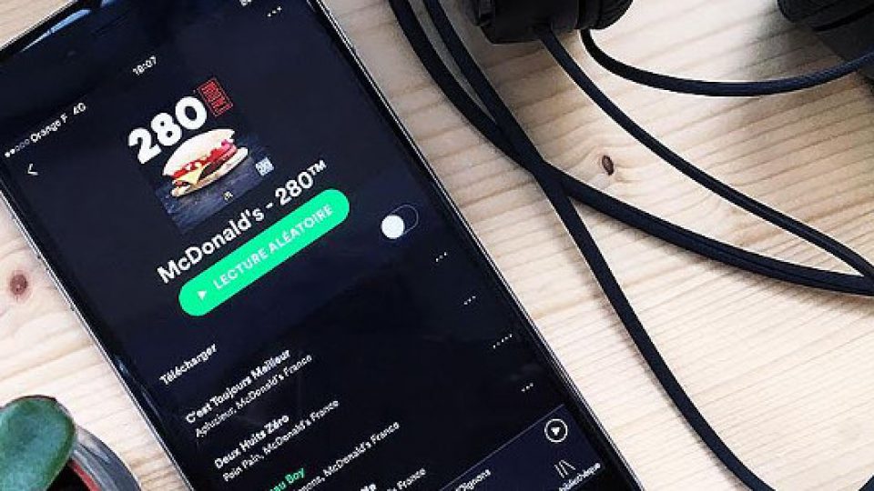 Le 280 de McDo fait sa pub en musique Influencia