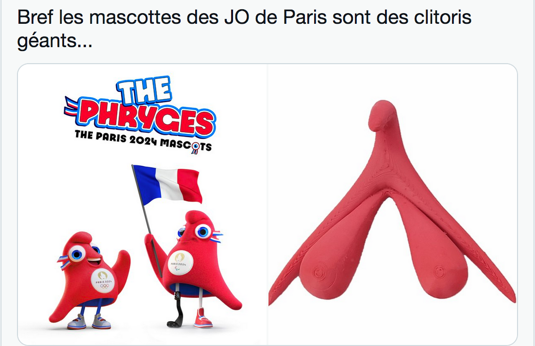 Les Phryges, mascottes officielles des Jeux de Paris 2024 • Paris