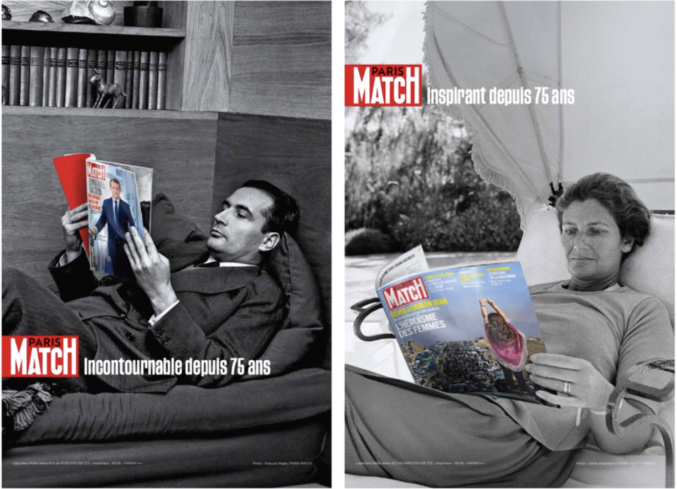 Paris Match incontournable depuis 75 ans, une campagne mythique signée Havas Paris